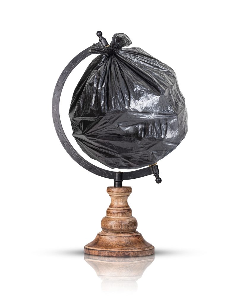 trash bag globe